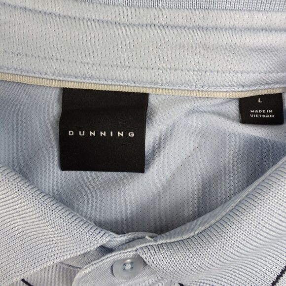 Dunning Stirling Ventilated Mesh Performance LG Polo Short Sl USA TX Flag $98 - Picture 6 of 9